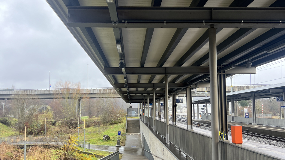 Sanierung von zwei Perrondächer Bhf. Roggwil-Wynau
