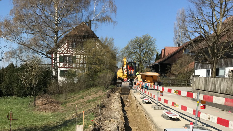 Werkleitungen Bommen -Alterswilen