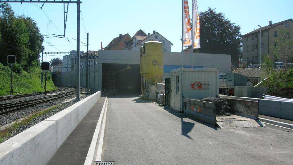 Tagbautunnel Helvetiaplatz Kreuzlingen